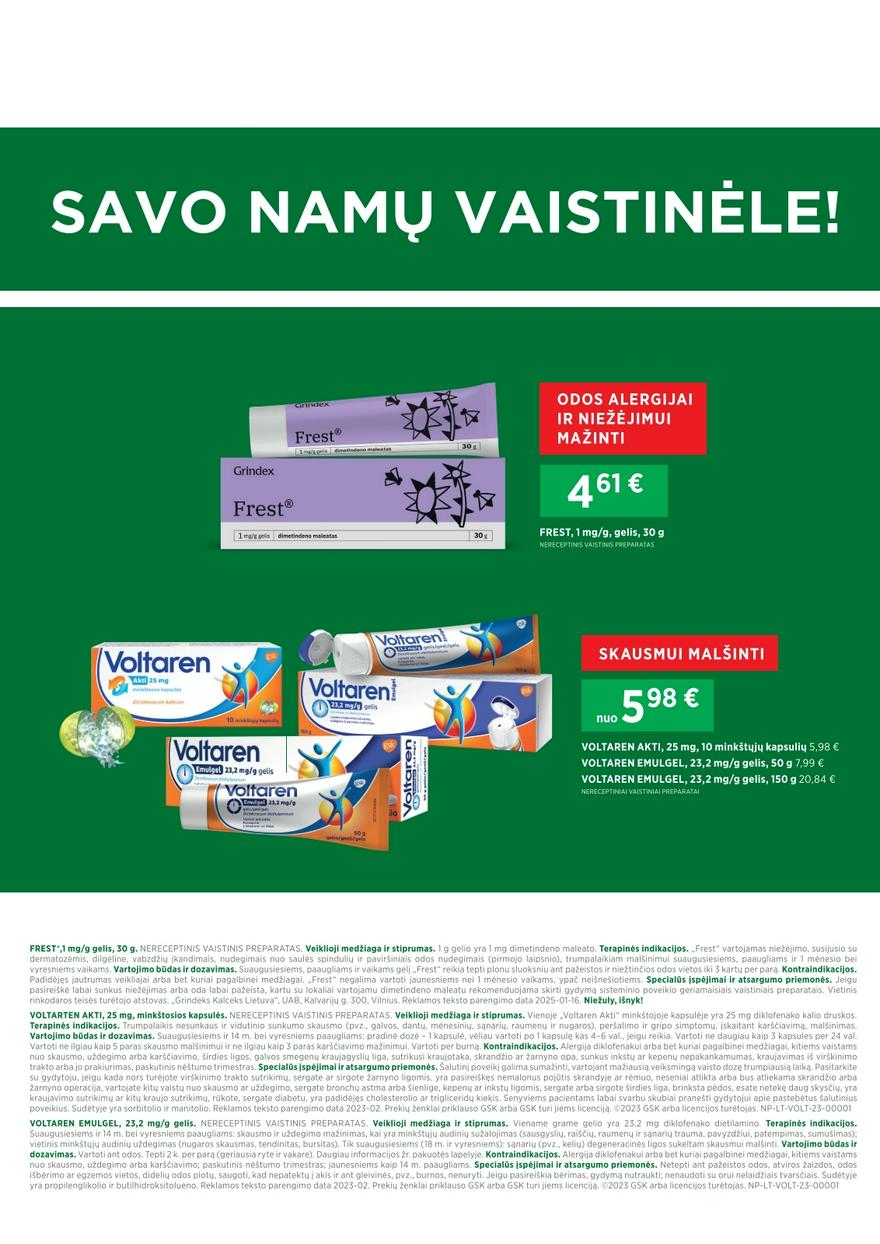 Euro vaistinė katalogas akcijos nuo 
  2025-03-01 iki 
  2025-03-31 | Leidinukas.lt puslapis 9