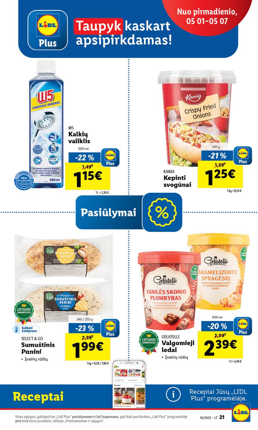 Lidl pasiūlymai akcijos nuo 
  2023-05-01 iki 
  2023-05-07 | Leidinukas.lt puslapis 21