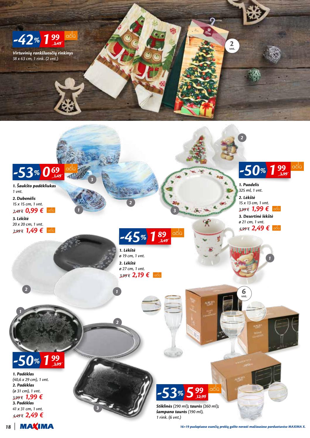 Maxima kaininis leidinys akcijos nuo 
  2019-12-03 iki 
  2019-12-09 | Leidinukas.lt puslapis 18