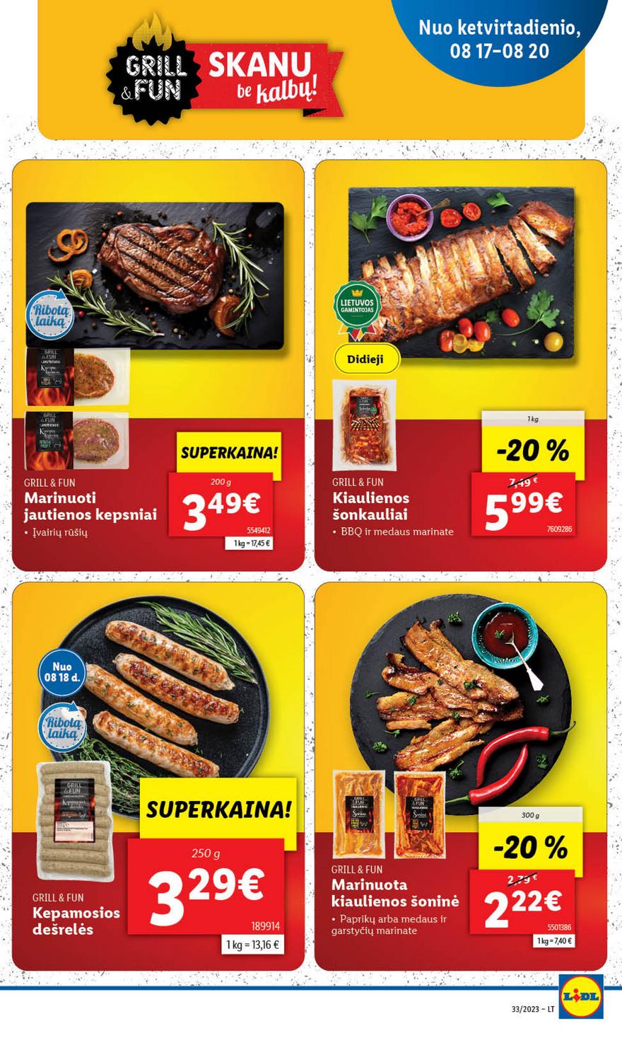Lidl pasiūlymai akcijos nuo 
  2023-08-14 iki 
  2023-08-20 | Leidinukas.lt puslapis 52