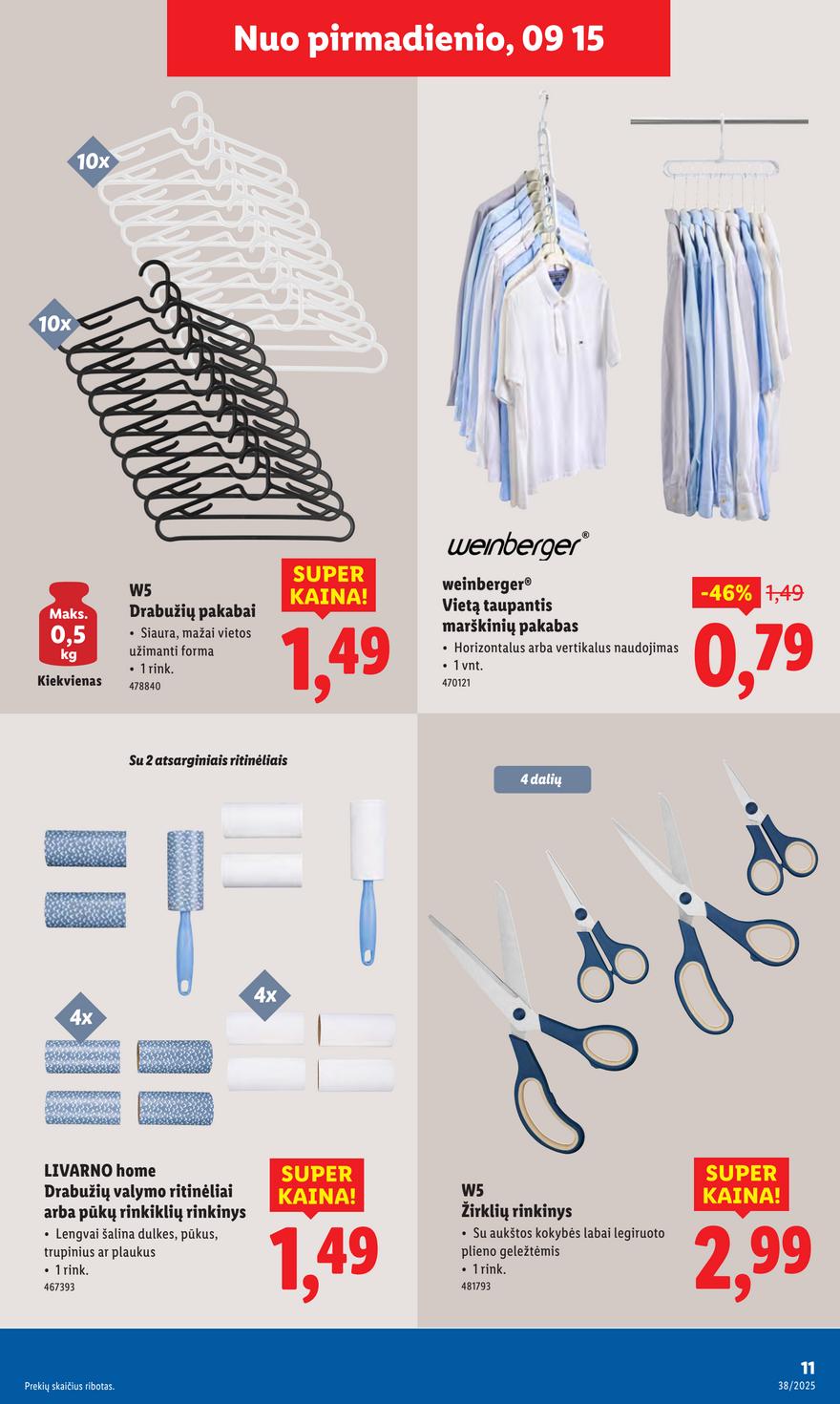 Lidl leidinys akcijos nuo 
  2025-09-15 iki 
  2025-09-21 | Leidinukas.lt puslapis 11