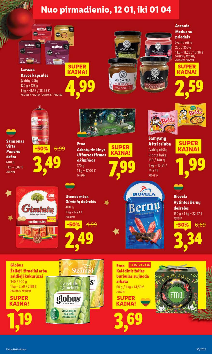 Lidl leidinys akcijos nuo 
  2025-12-08 iki 
  2025-12-14 | Leidinukas.lt puslapis 27