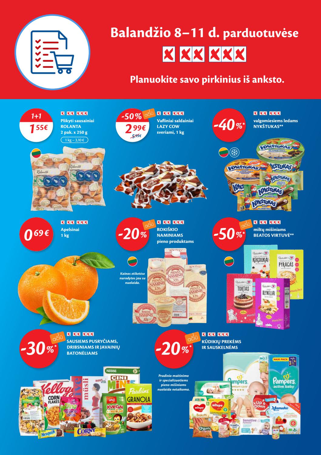 Maxima kaininis leidinys akcijos nuo
2021-04-06 iki
2021-04-12 | Leidinukas.lt puslapis 32
