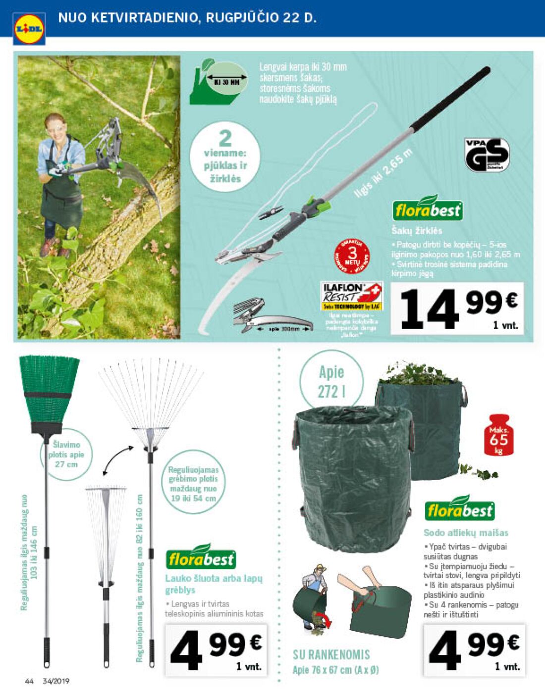 Lidl savaitinis leidinys akcijos nuo 
  2019-08-19 iki 
  2019-08-25 | Leidinukas.lt puslapis 44