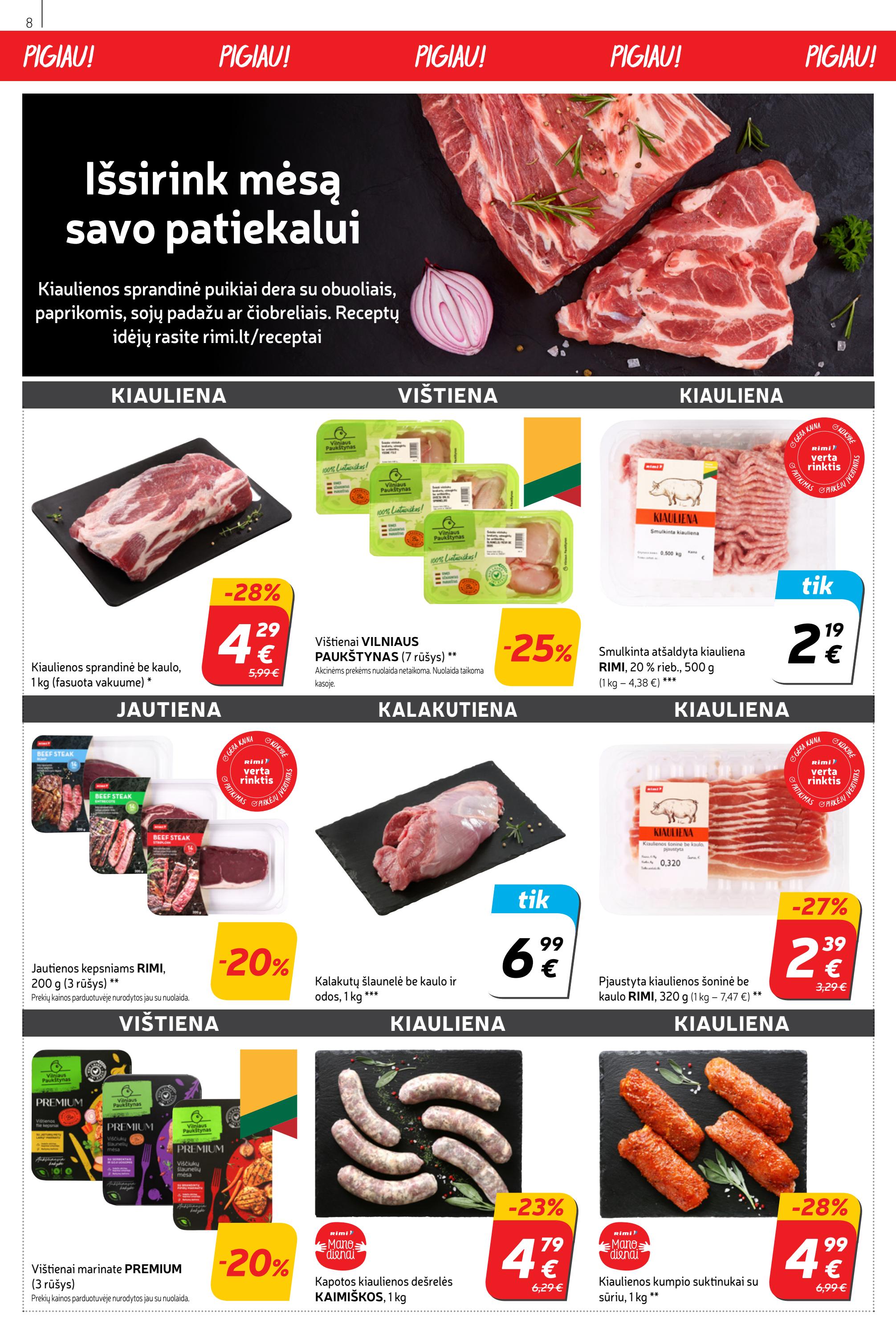 Rimi savaitinis leidinys akcijos nuo 
  2022-11-08 iki 
  2022-11-14 | Leidinukas.lt puslapis 8