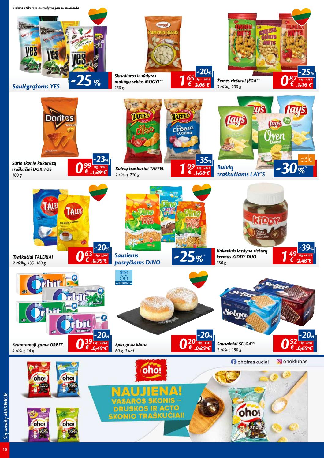 Maxima kaininis leidinys akcijos nuo 
  2019-06-11 iki 
  2019-06-17 | Leidinukas.lt puslapis 10