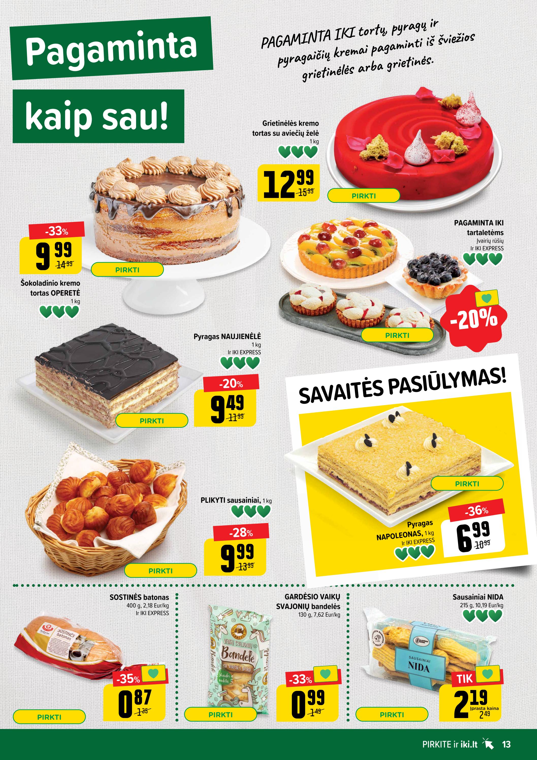 Iki savaitės leidinys akcijos nuo 
  2023-07-10 iki 
  2023-07-16 | Leidinukas.lt puslapis 13