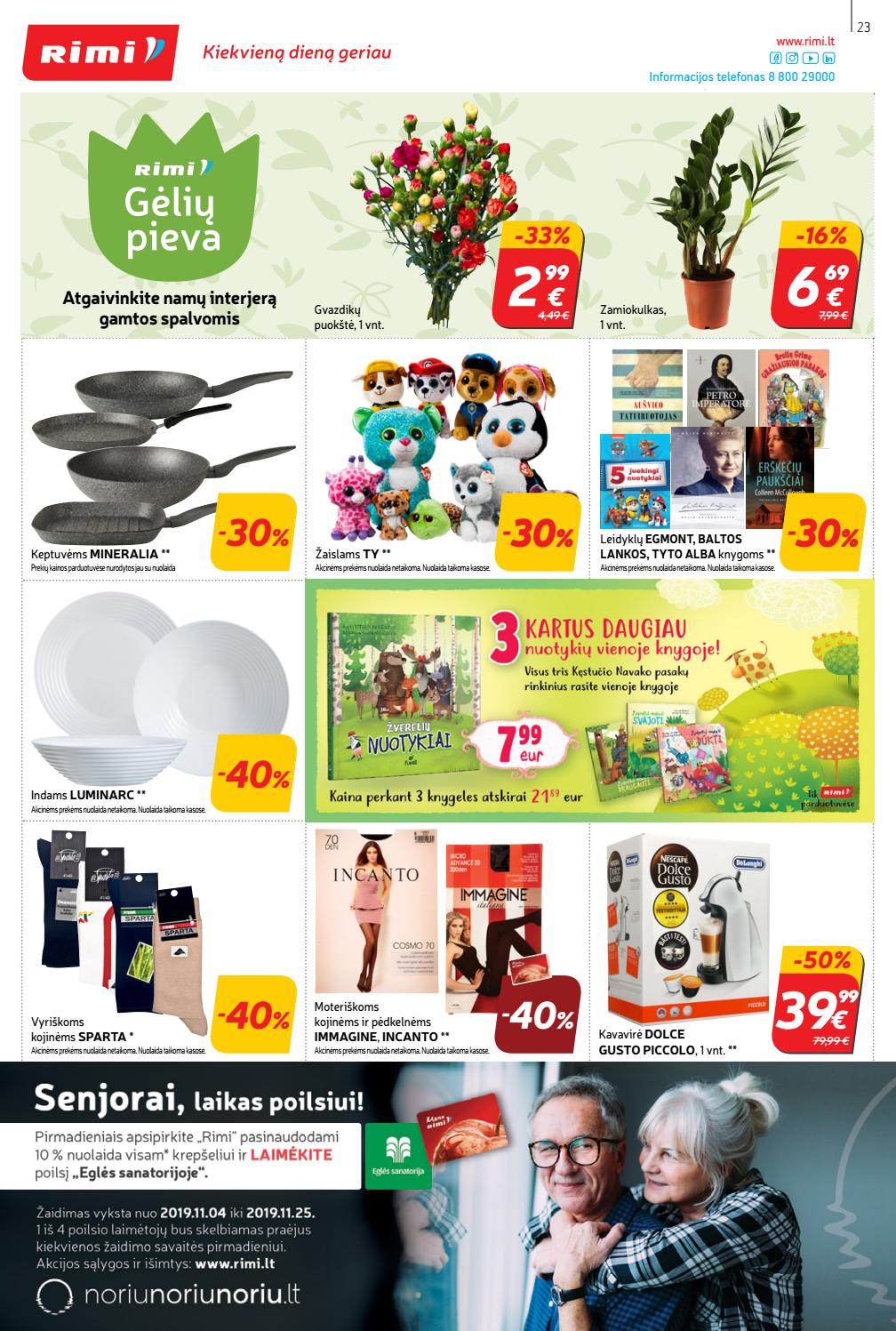 Rimi savaitinis leidinys akcijos nuo 
  2019-11-05 iki 
  2019-11-11 | Leidinukas.lt puslapis 23