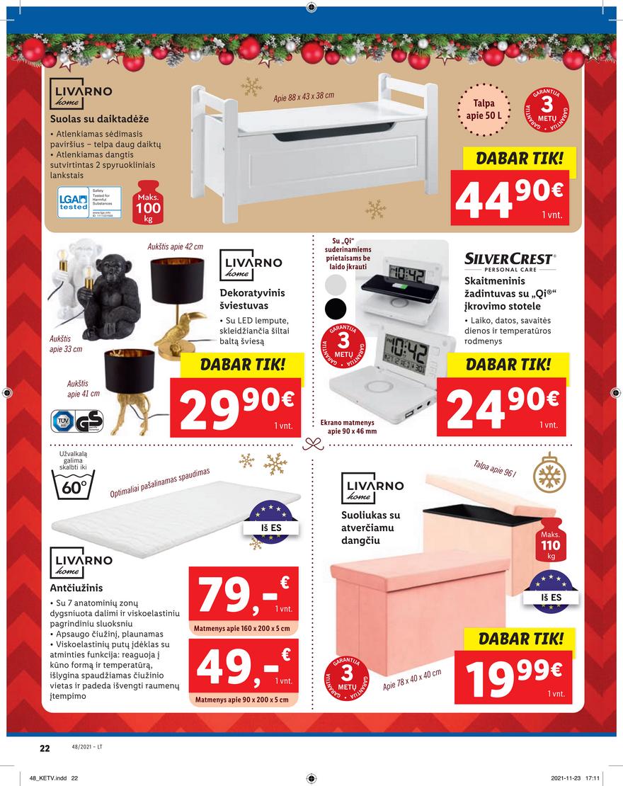 Ldil ne maisto leidinys akcijos nuo 
  2021-11-29 iki 
  2021-12-05 | Leidinukas.lt puslapis 22