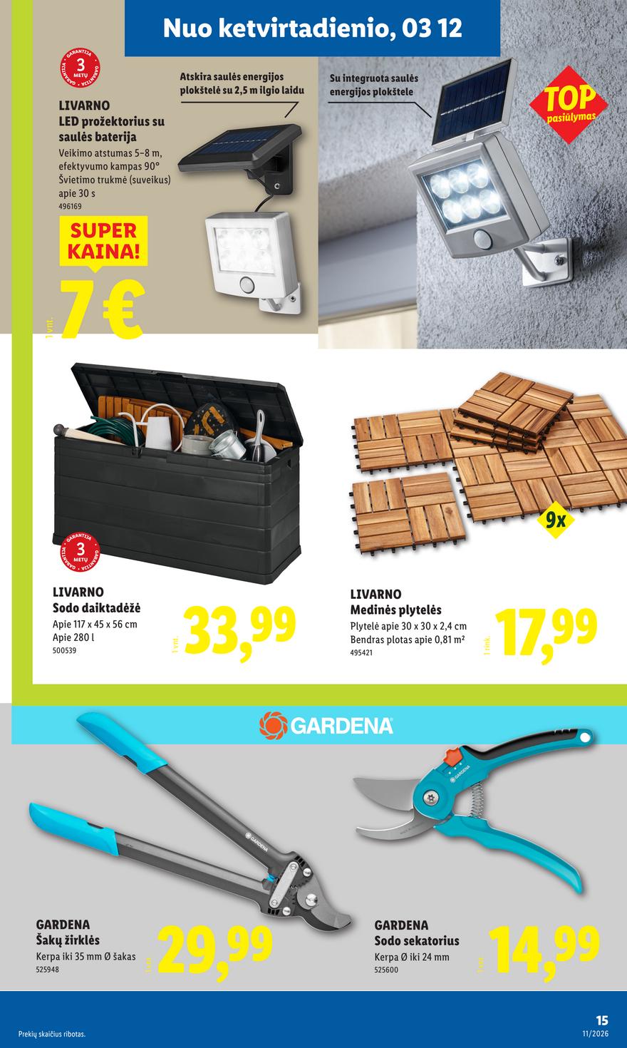 Lidl leidinys akcijos nuo 
  2026-03-09 iki 
  2026-03-15 | Leidinukas.lt puslapis 15