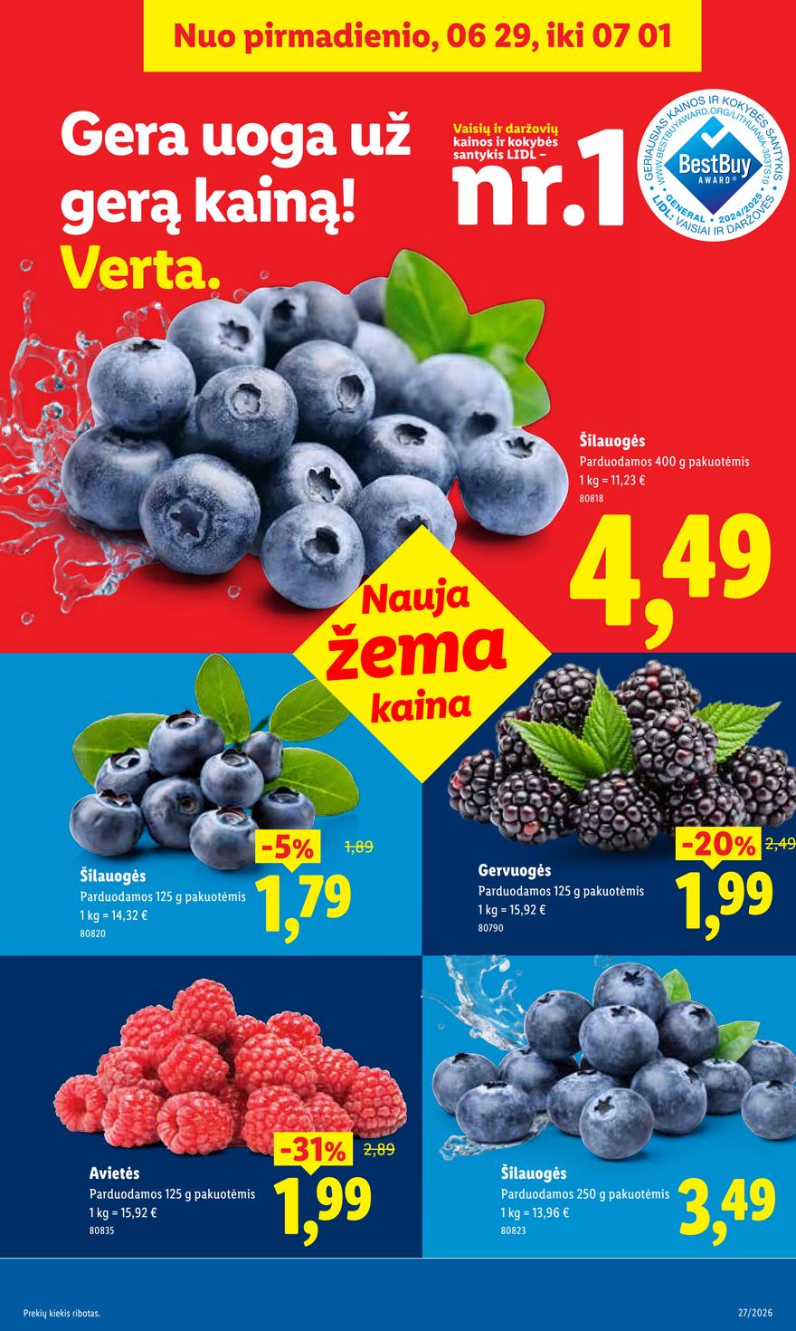 Lidl leidinys akcijos nuo 
  2026-06-29 iki 
  2026-07-05 | Leidinukas.lt puslapis 5