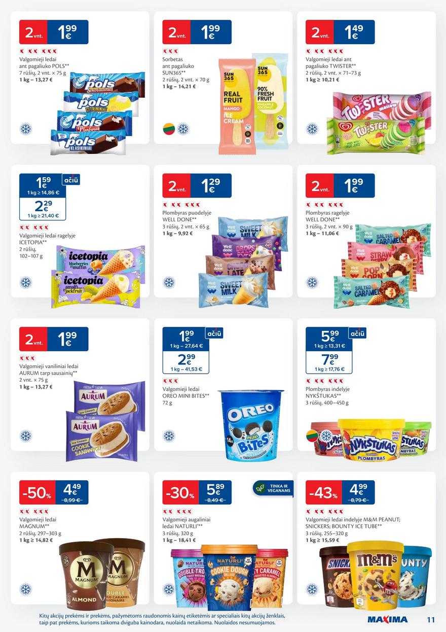 Maxima savaitinis leidinys akcijos nuo 
  2025-07-22 iki 
  2025-07-28 | Leidinukas.lt puslapis 11