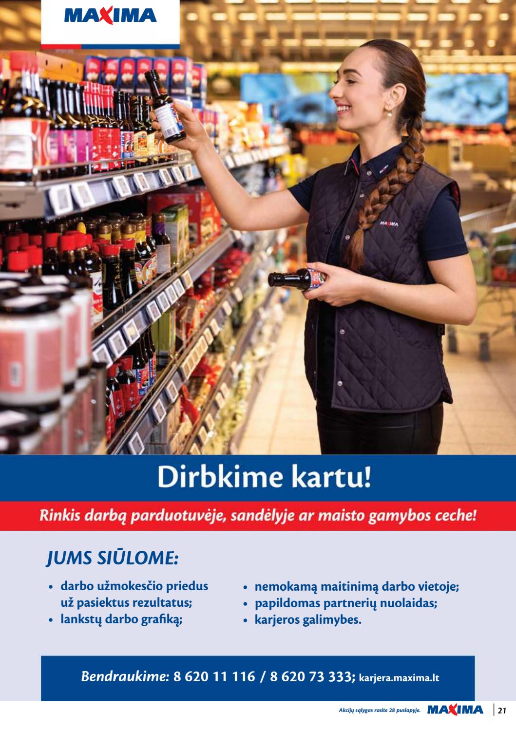 Maxima kaininis leidinys akcijos nuo 
  2020-03-17 iki 
  2020-03-23 | Leidinukas.lt puslapis 21