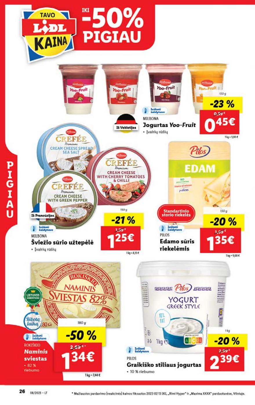 Lidl pasiūlymai akcijos nuo 
  2023-02-20 iki 
  2023-02-26 | Leidinukas.lt puslapis 26