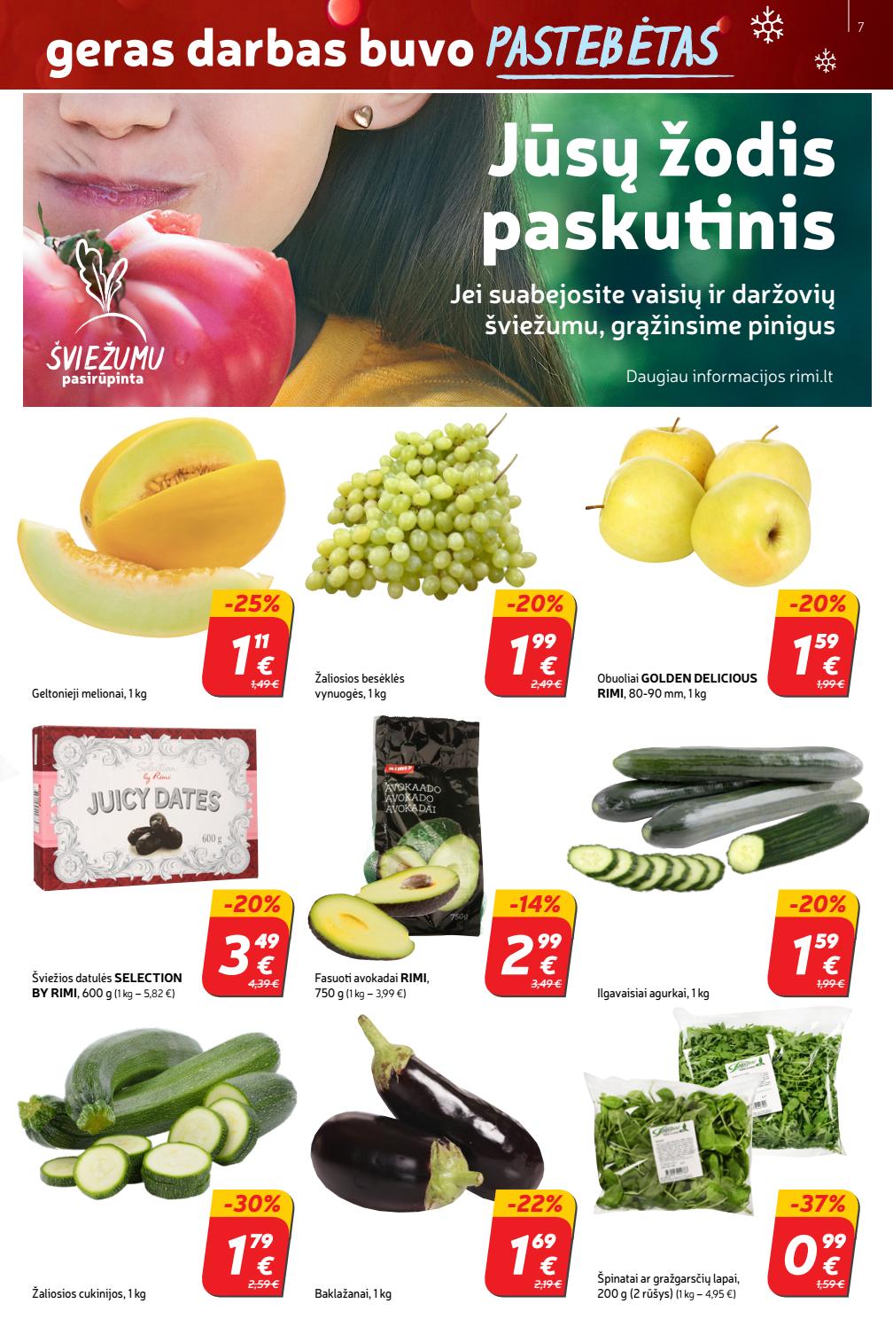 Rimi savaitinis leidinys akcijos nuo 
  2020-11-24 iki 
  2020-11-30 | Leidinukas.lt puslapis 7