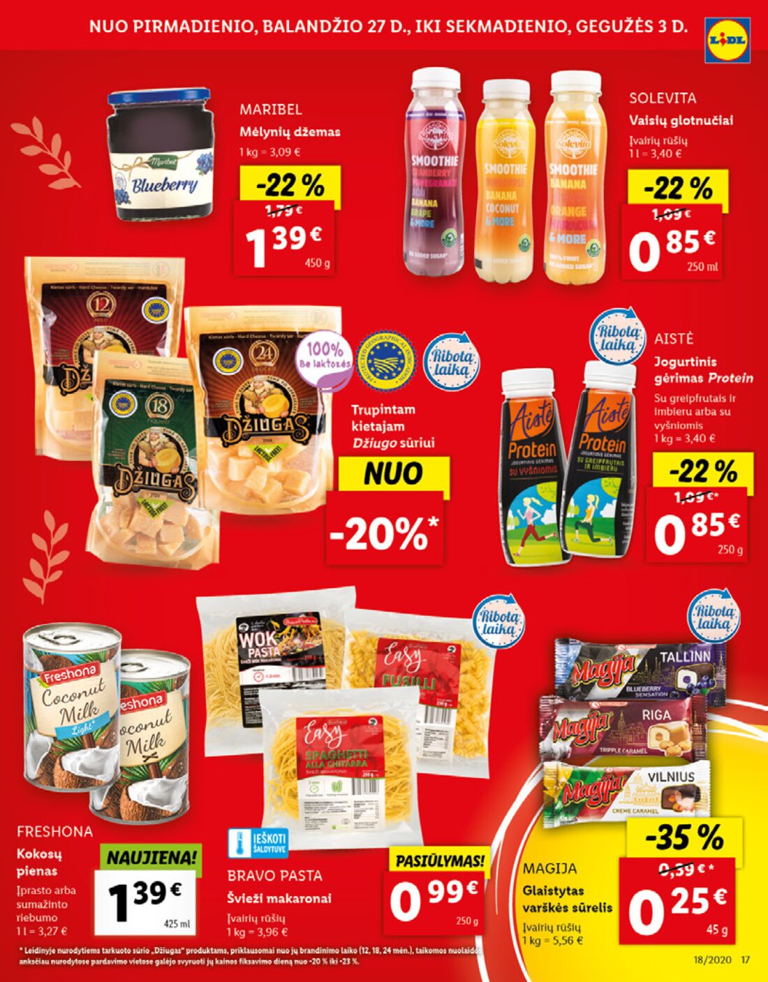 Lidl savaitinis leidinys akcijos nuo 
  2020-04-27 iki 
  2020-05-03 | Leidinukas.lt puslapis 17