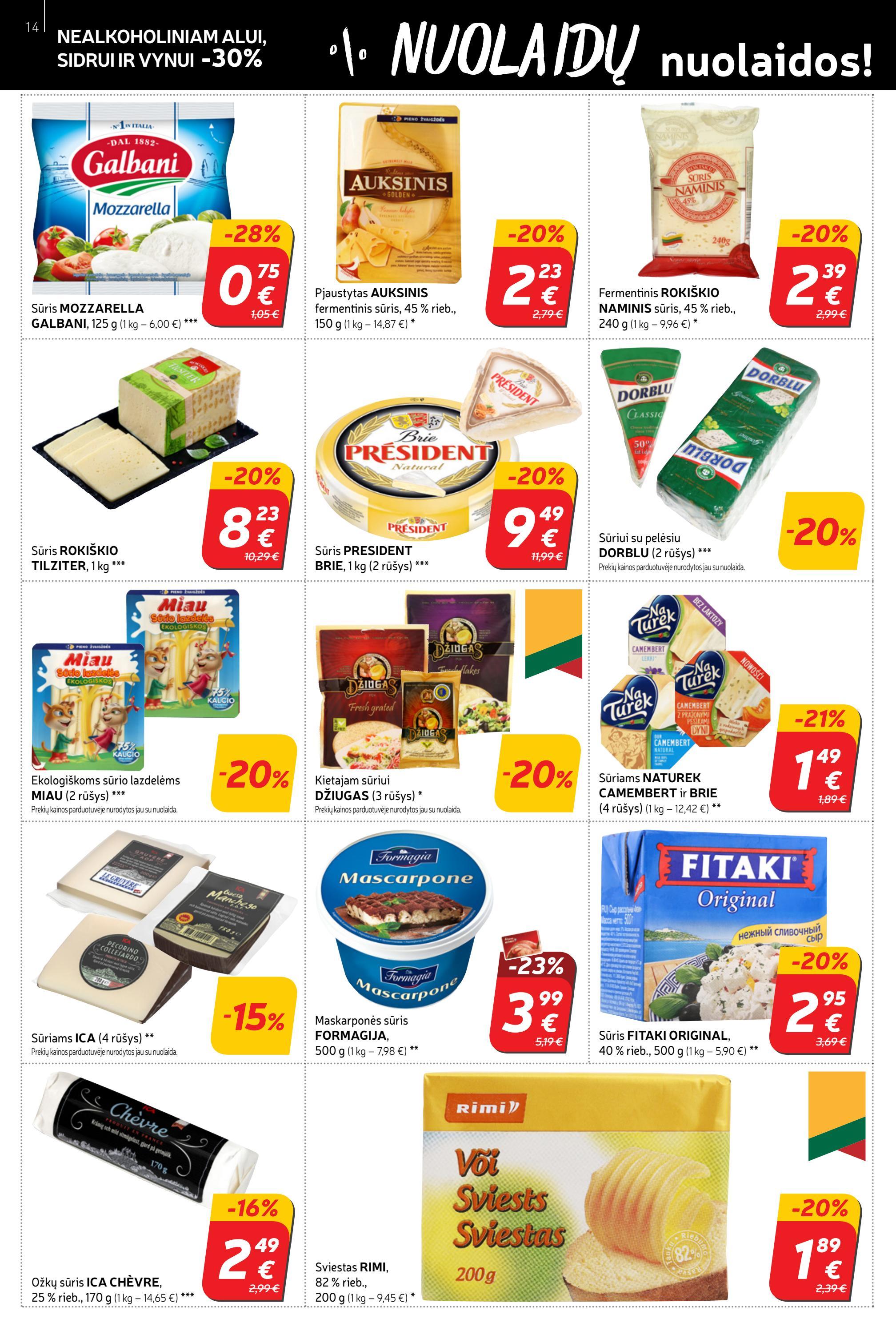 Rimi savaitinis leidinys akcijos nuo 
  2022-07-12 iki 
  2022-07-18 | Leidinukas.lt puslapis 14