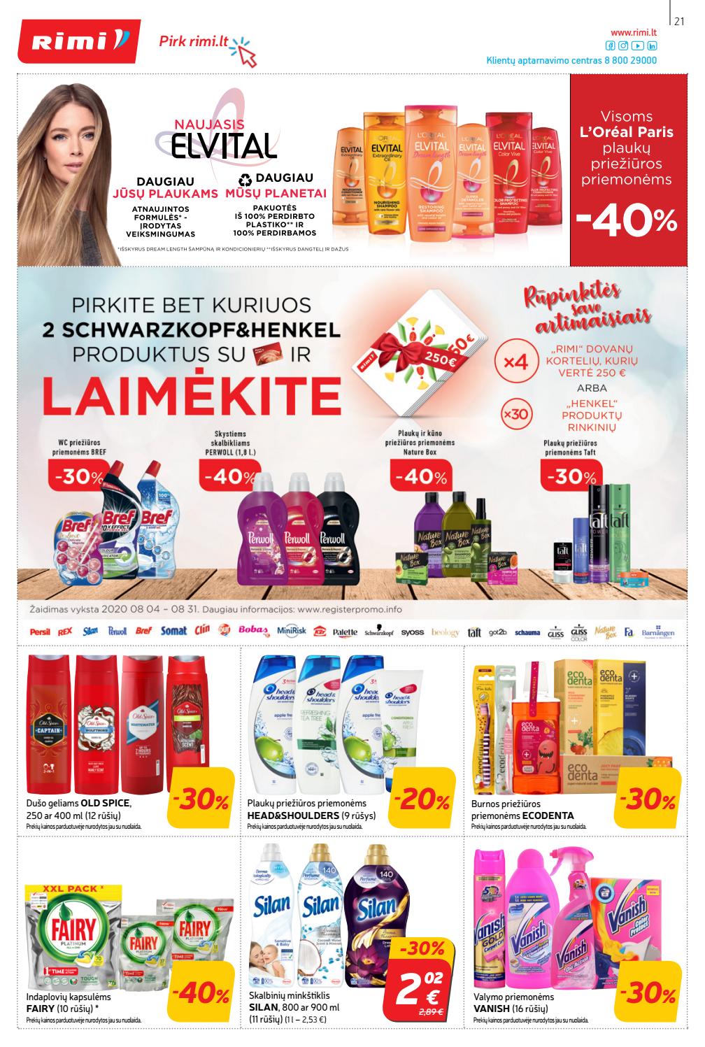 Rimi savaitinis leidinys akcijos nuo 
  2020-08-18 iki 
  2020-08-24 | Leidinukas.lt puslapis 21