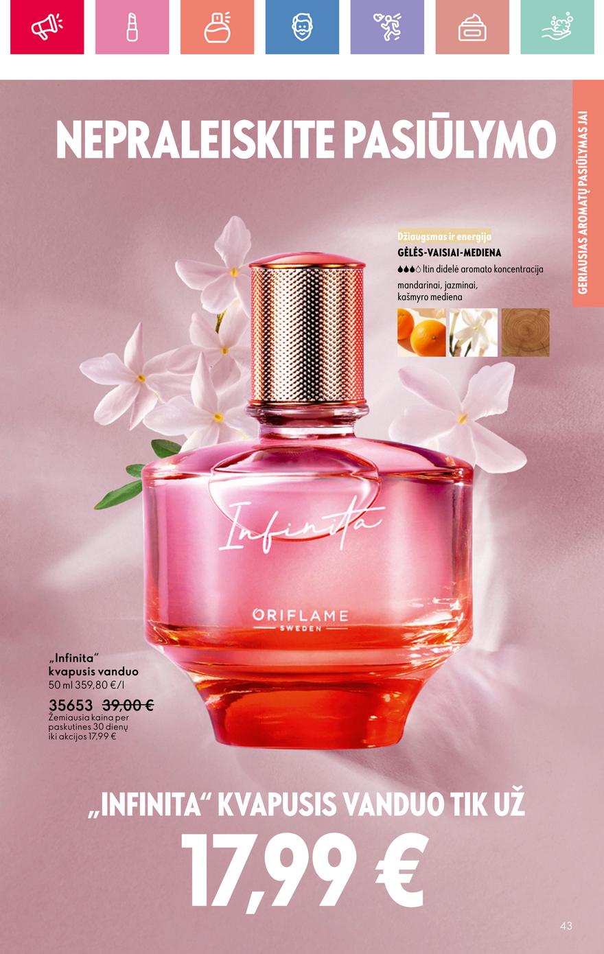 Oriflame katalogas akcijos nuo 
  2025-08-24 iki 
  2025-09-13 | Leidinukas.lt puslapis 43