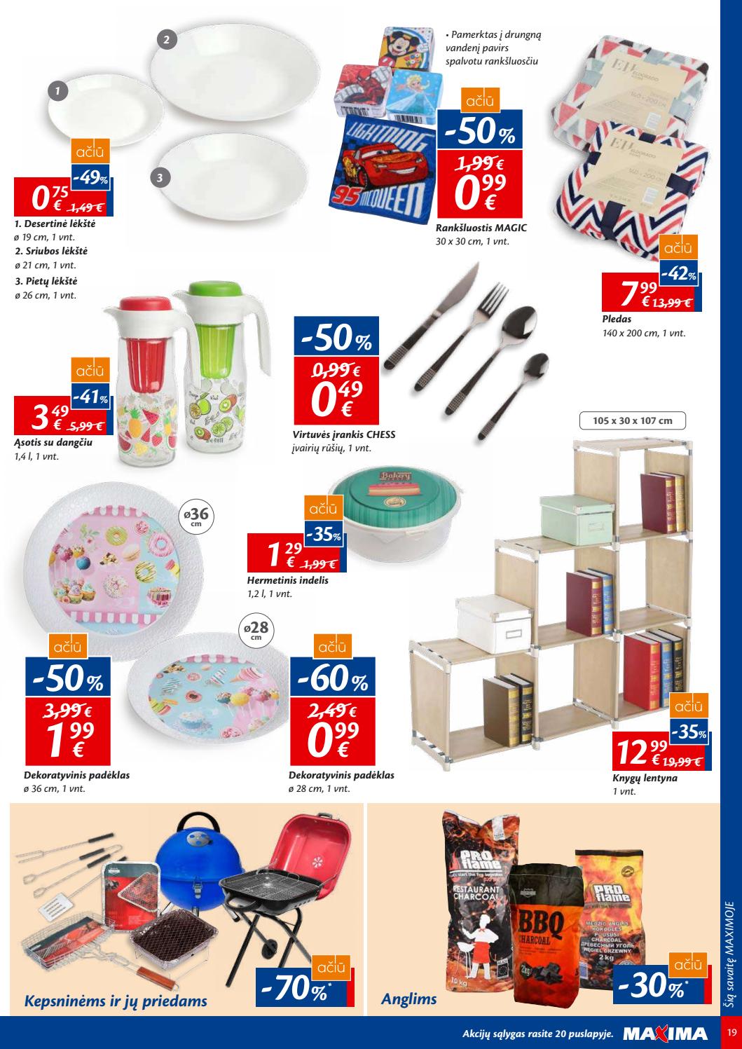 Maxima kaininis leidinys akcijos nuo 
  2019-08-06 iki 
  2019-08-12 | Leidinukas.lt puslapis 19