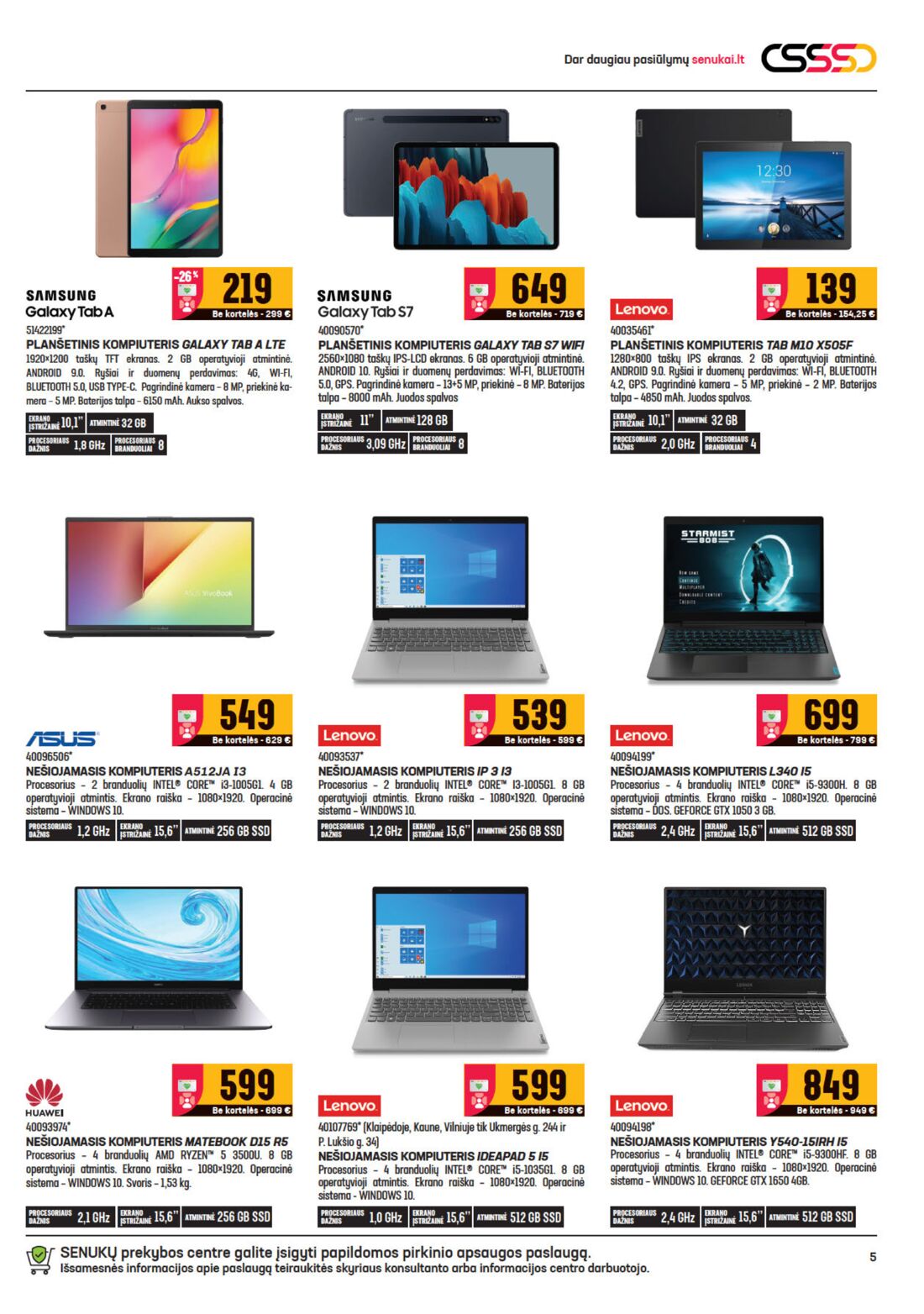 Senukai reklaminis leidinys akcijos nuo 
  2020-11-04 iki 
  2020-11-30 | Leidinukas.lt puslapis 5