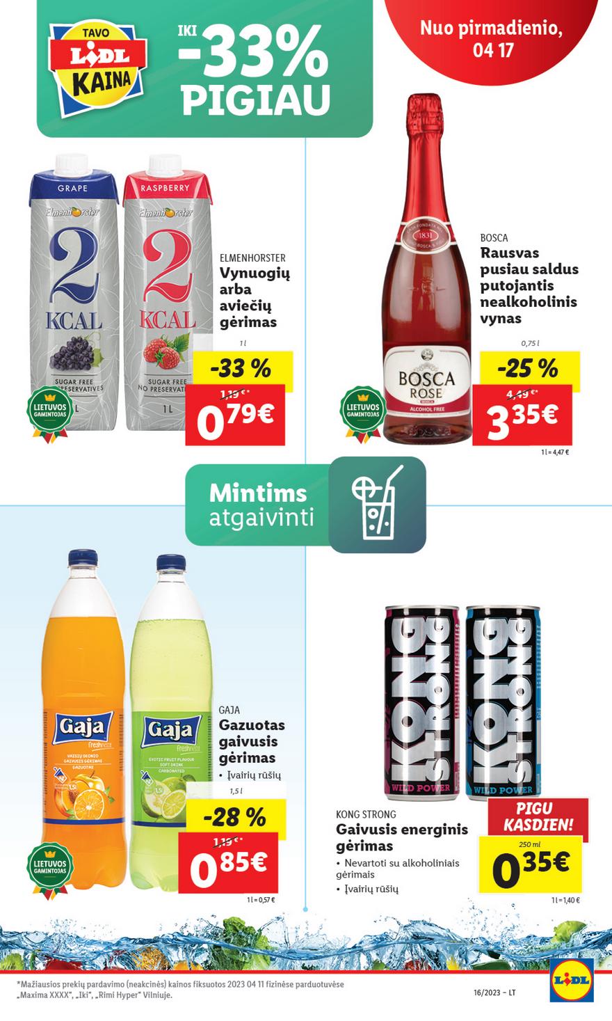 Lidl pasiūlymai akcijos nuo 
  2023-04-17 iki 
  2023-04-23 | Leidinukas.lt puslapis 58