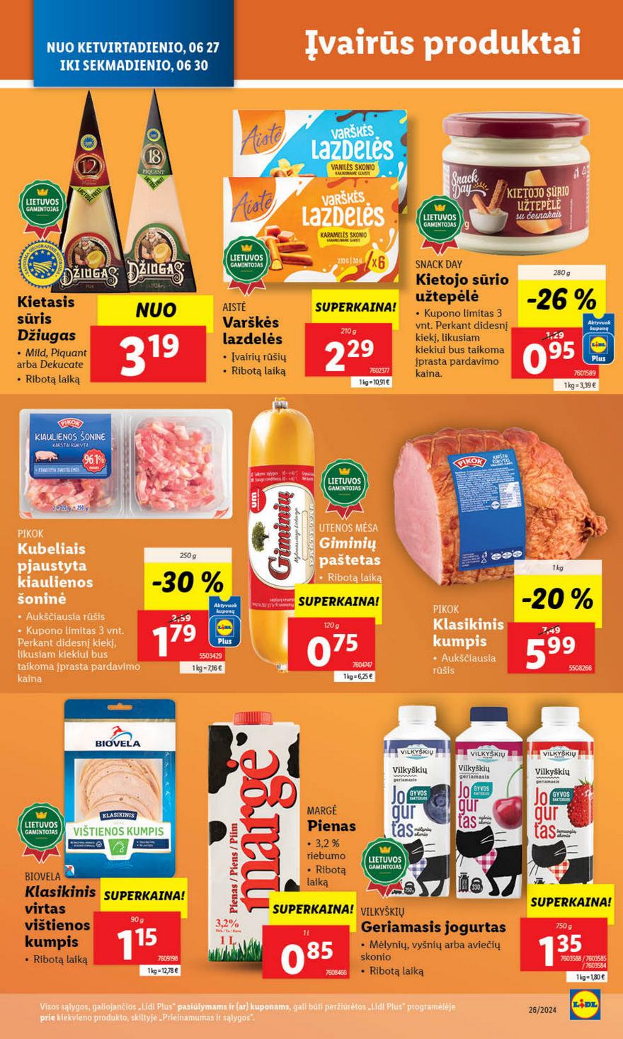 Lidl leidinys naujas akcijos nuo 
  2024-06-24 iki 
  2024-06-30 | Leidinukas.lt puslapis 39