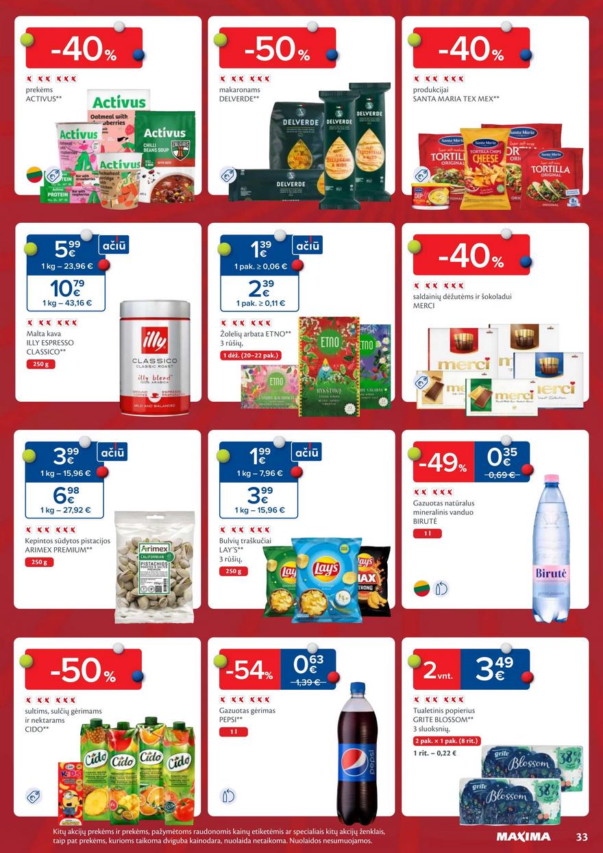 Maxima leidinys 41 akcijos nuo
2024-10-08 iki
2024-10-14 | Leidinukas.lt puslapis 33