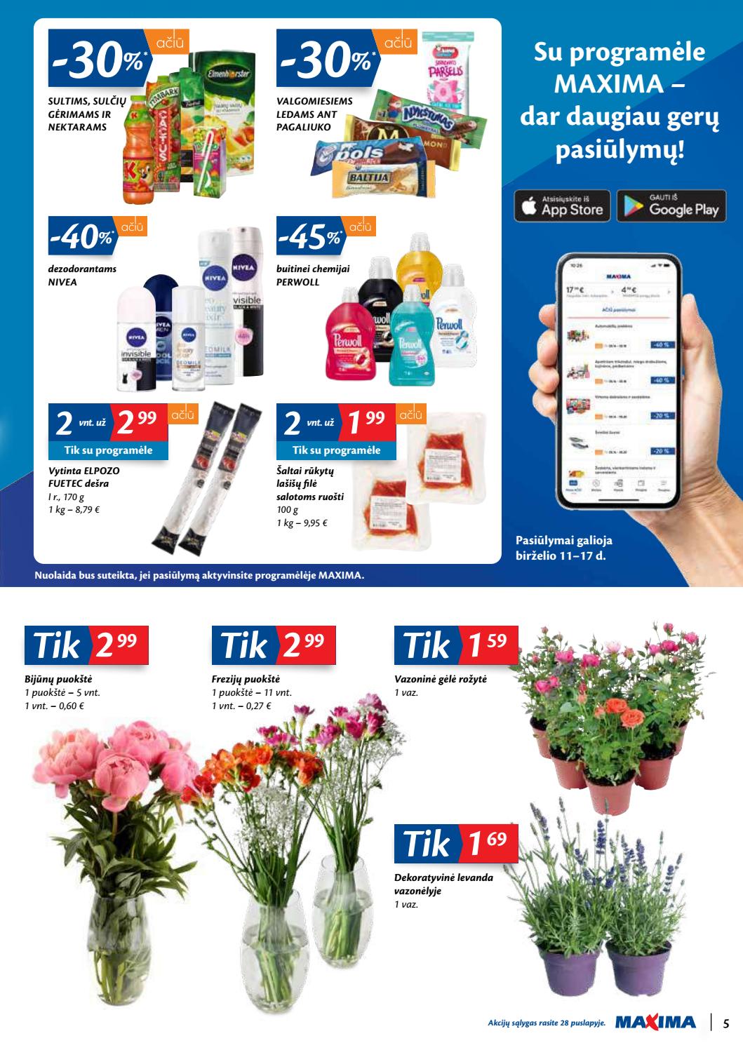 Maxima kaininis leidinys akcijos nuo 
  2020-06-09 iki 
  2020-06-15 | Leidinukas.lt puslapis 5