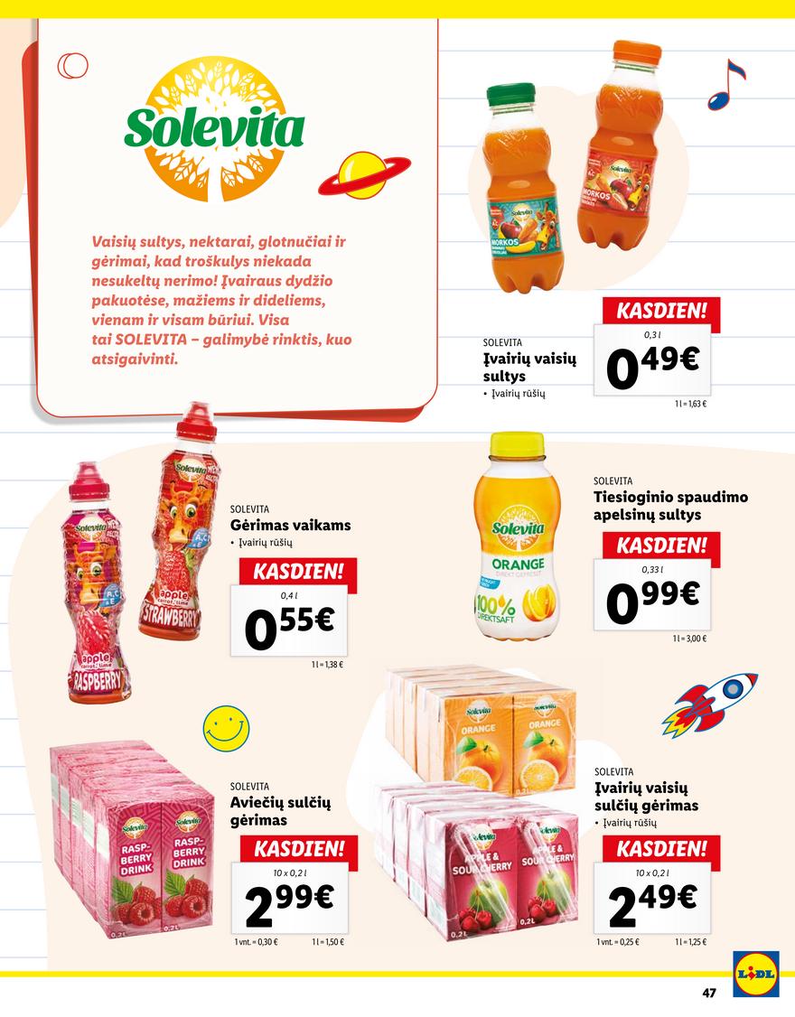 Lidl pasiūlymai akcijos nuo 
  2022-07-28 iki 
  2022-08-31 | Leidinukas.lt puslapis 47