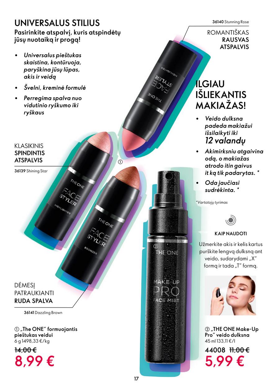 Oriflame katalogas akcijos nuo 
  2023-02-22 iki 
  2023-03-14 | Leidinukas.lt puslapis 17