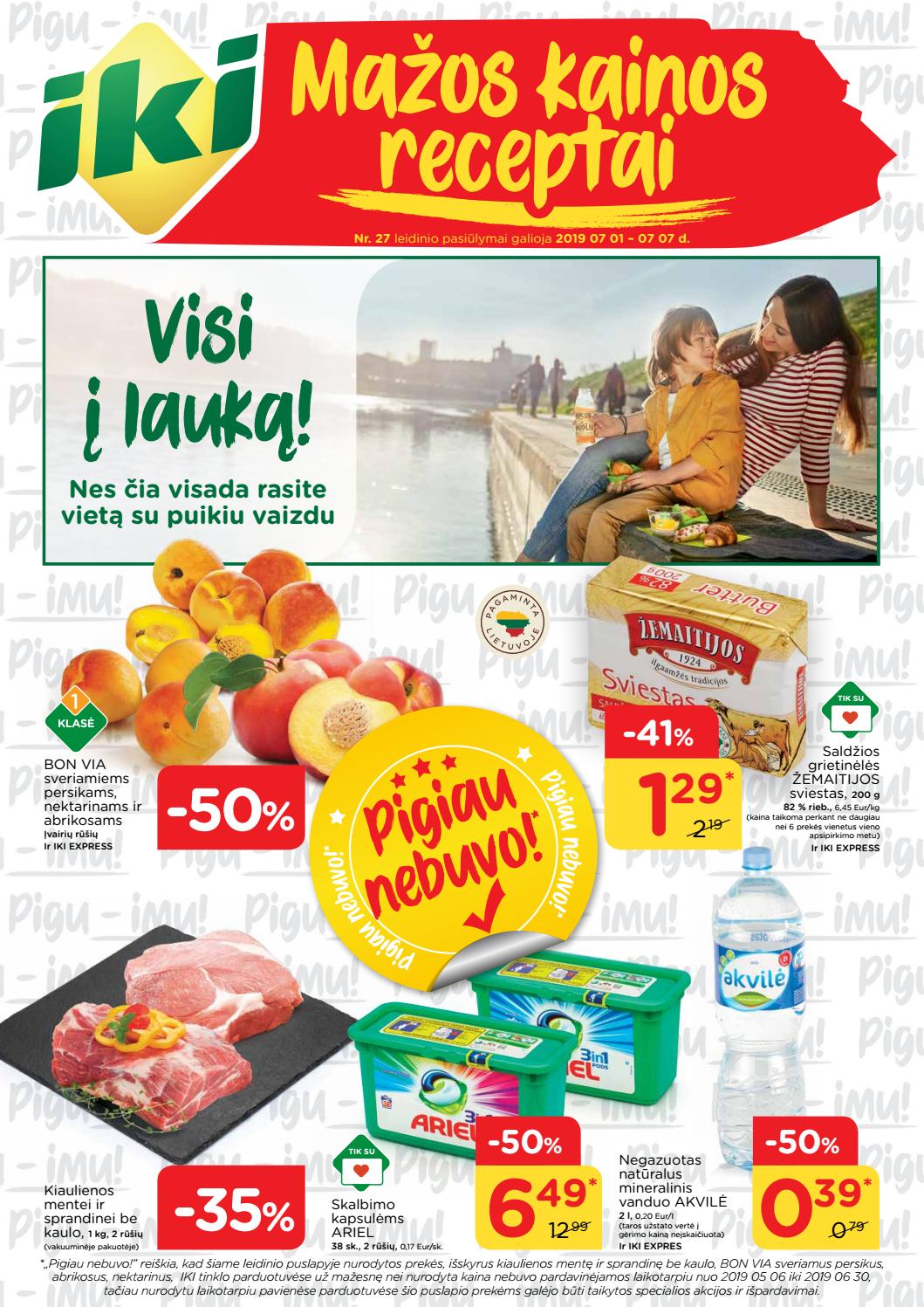 Iki savaitinis leidinys akcijos nuo 
  2019-07-01 iki 
  2019-07-07 | Leidinukas.lt puslapis 1