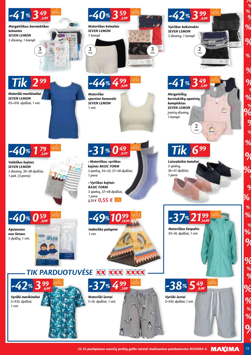 Maxima kaininis leidinys akcijos nuo 
  2020-07-28 iki 
  2020-08-03 | Leidinukas.lt puslapis 23
