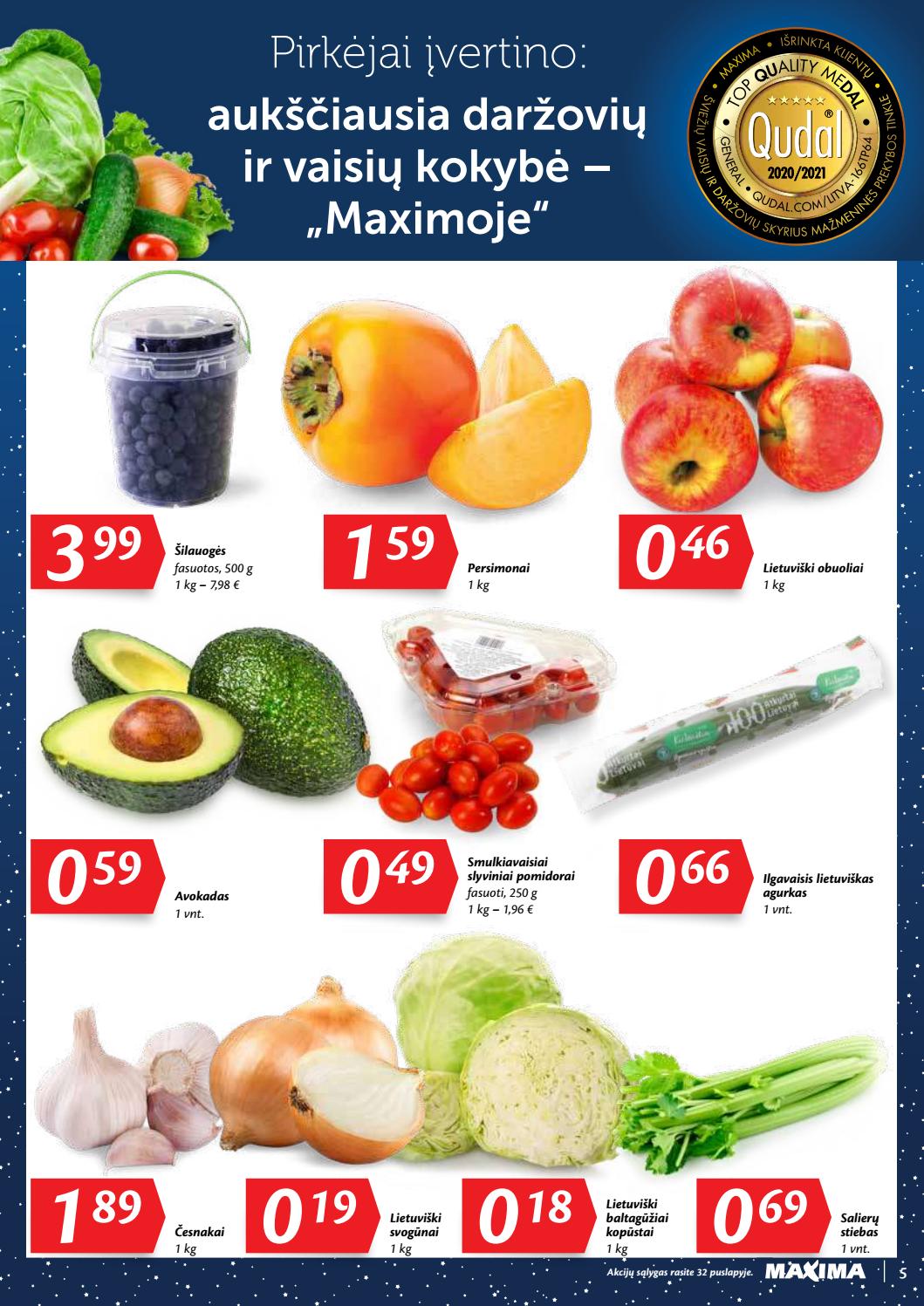 Maxima kaininis leidinys akcijos nuo 
  2020-12-01 iki 
  2020-12-07 | Leidinukas.lt puslapis 5