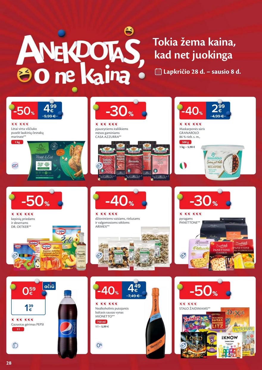 Maxima leidinys akcijos nuo 
  2023-11-28 iki 
  2023-12-04 | Leidinukas.lt puslapis 28