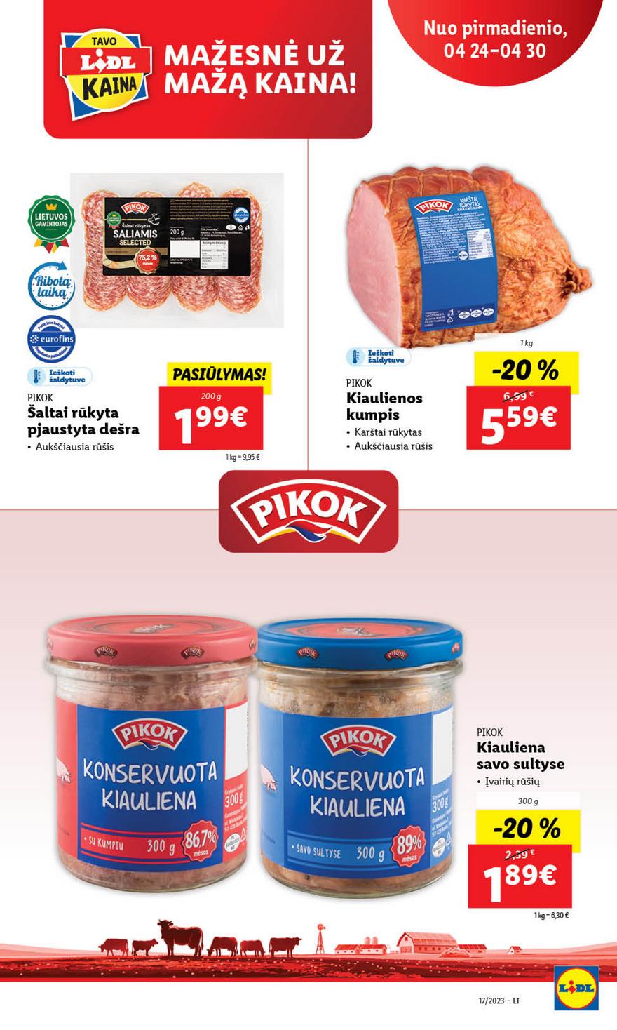 Lidl maisto prekių pasiūlymai akcijos nuo 
  2023-04-24 iki 
  2023-05-01 | Leidinukas.lt puslapis 46