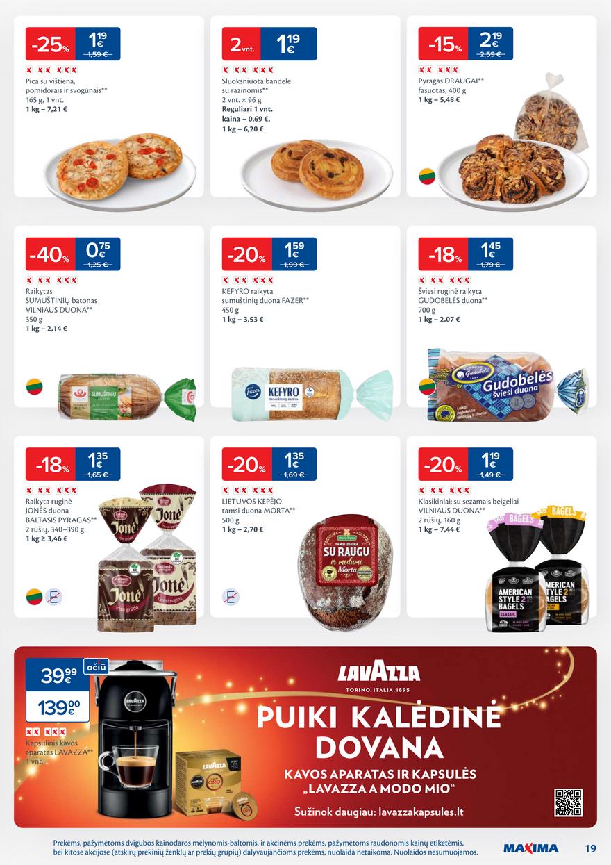 Maxima leidinukas akcijos nuo 
  2025-11-25 iki 
  2025-12-01 | Leidinukas.lt puslapis 19