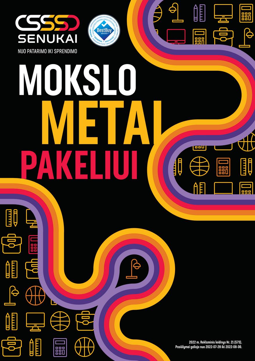 Mokyklinės prekės senukuose akcijos nuo 
  2022-07-28 iki 
  2022-08-30 | Leidinukas.lt puslapis 1