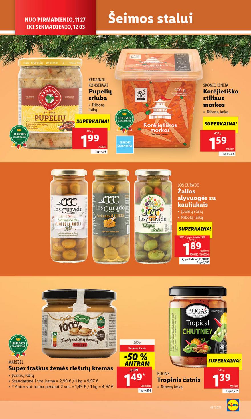 Lidl pasiūlymai akcijos nuo 
  2023-11-27 iki 
  2023-12-03 | Leidinukas.lt puslapis 23