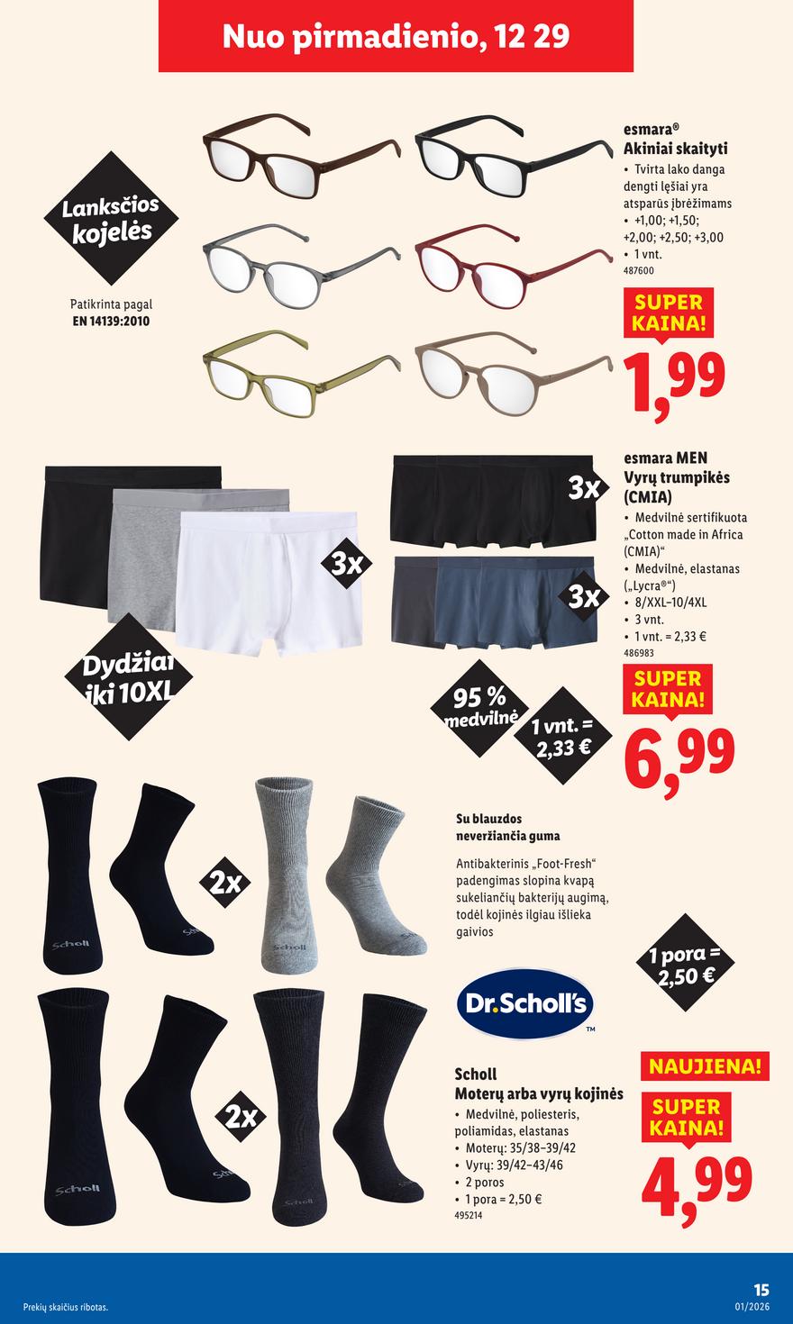 Lidl leidinys akcijos nuo 
  2025-12-29 iki 
  2026-01-04 | Leidinukas.lt puslapis 15