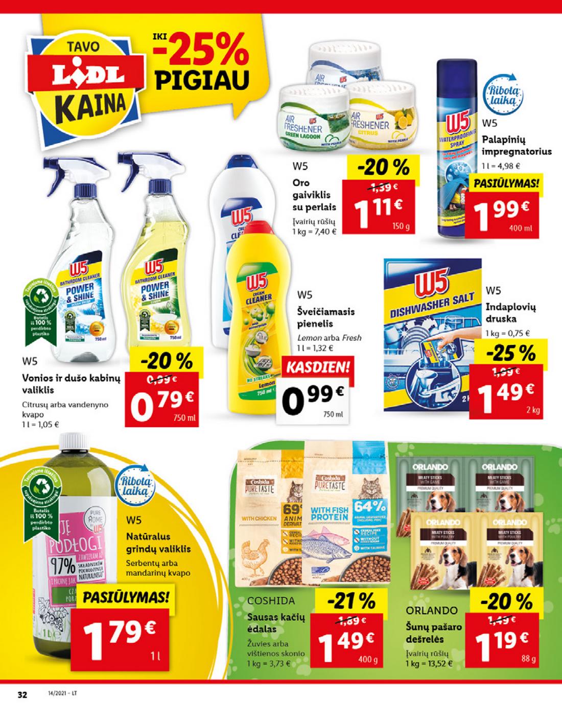 Lidl maisto prekių pasiūlymai akcijos nuo 
  2021-04-05 iki 
  2021-04-11 | Leidinukas.lt puslapis 32