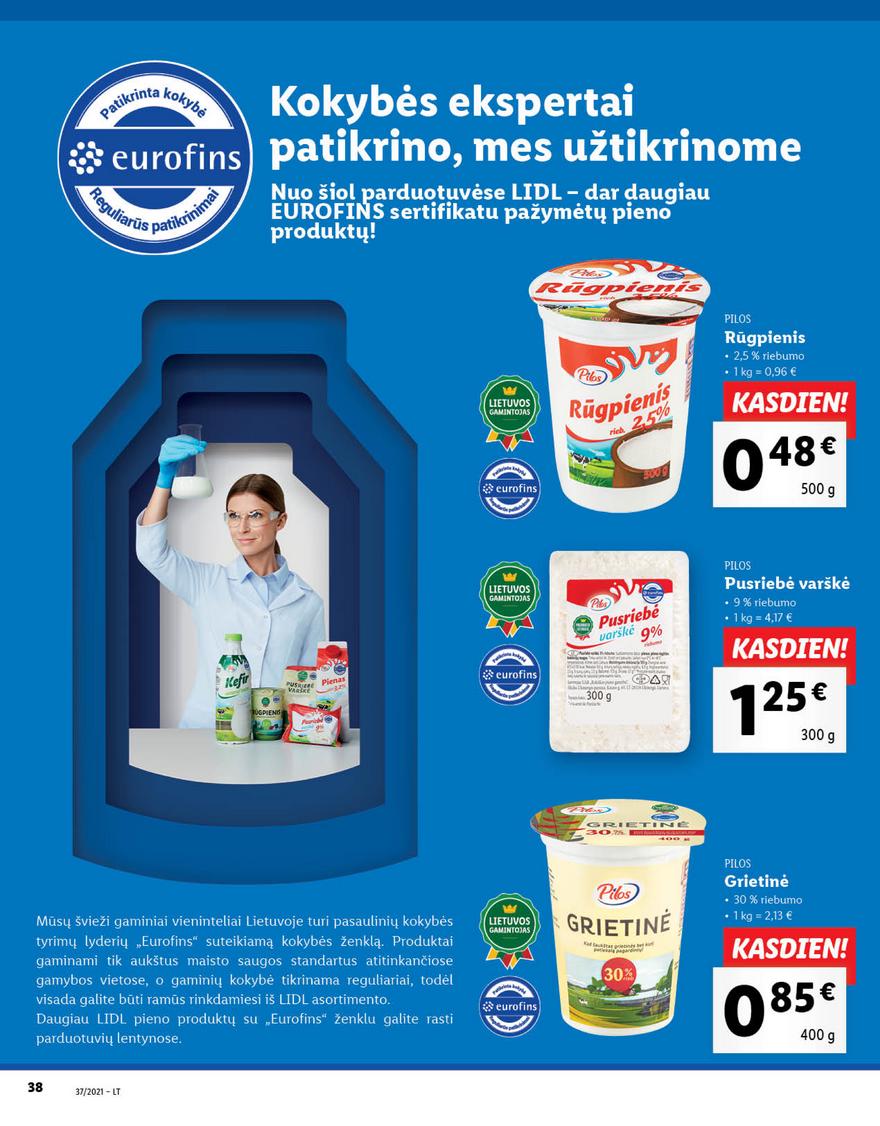 Lidl maisto prekių pasiūlymai akcijos nuo 
  2021-09-13 iki 
  2021-09-19 | Leidinukas.lt puslapis 38