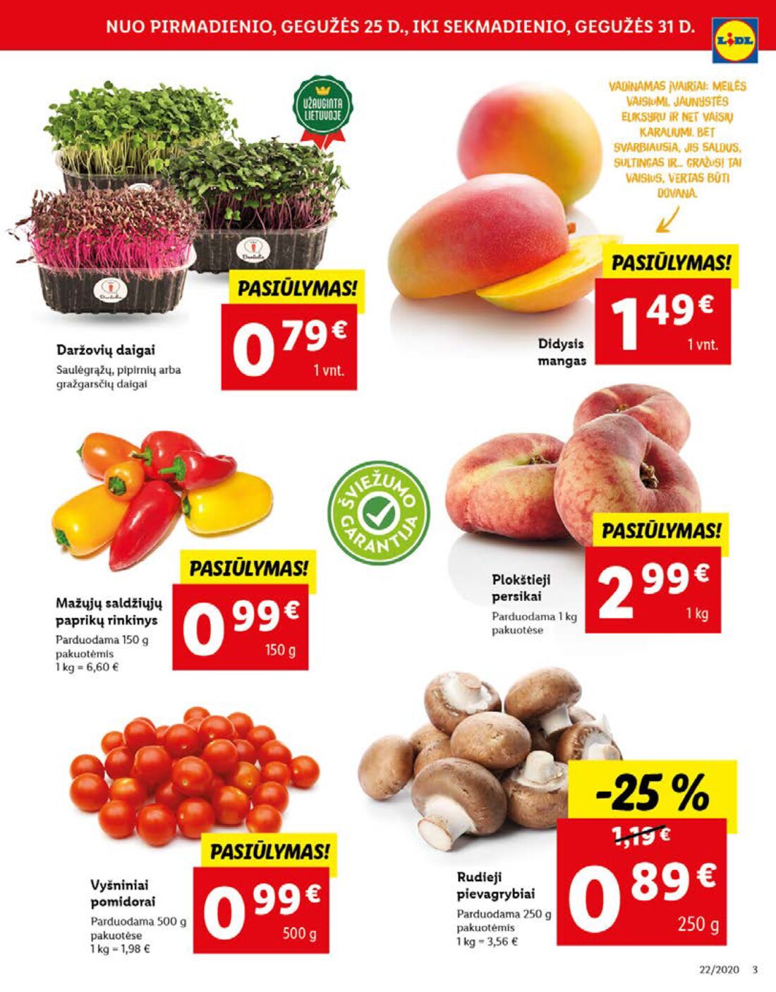 Lidl savaitinis leidinys akcijos nuo 
  2020-05-25 iki 
  2020-05-31 | Leidinukas.lt puslapis 3