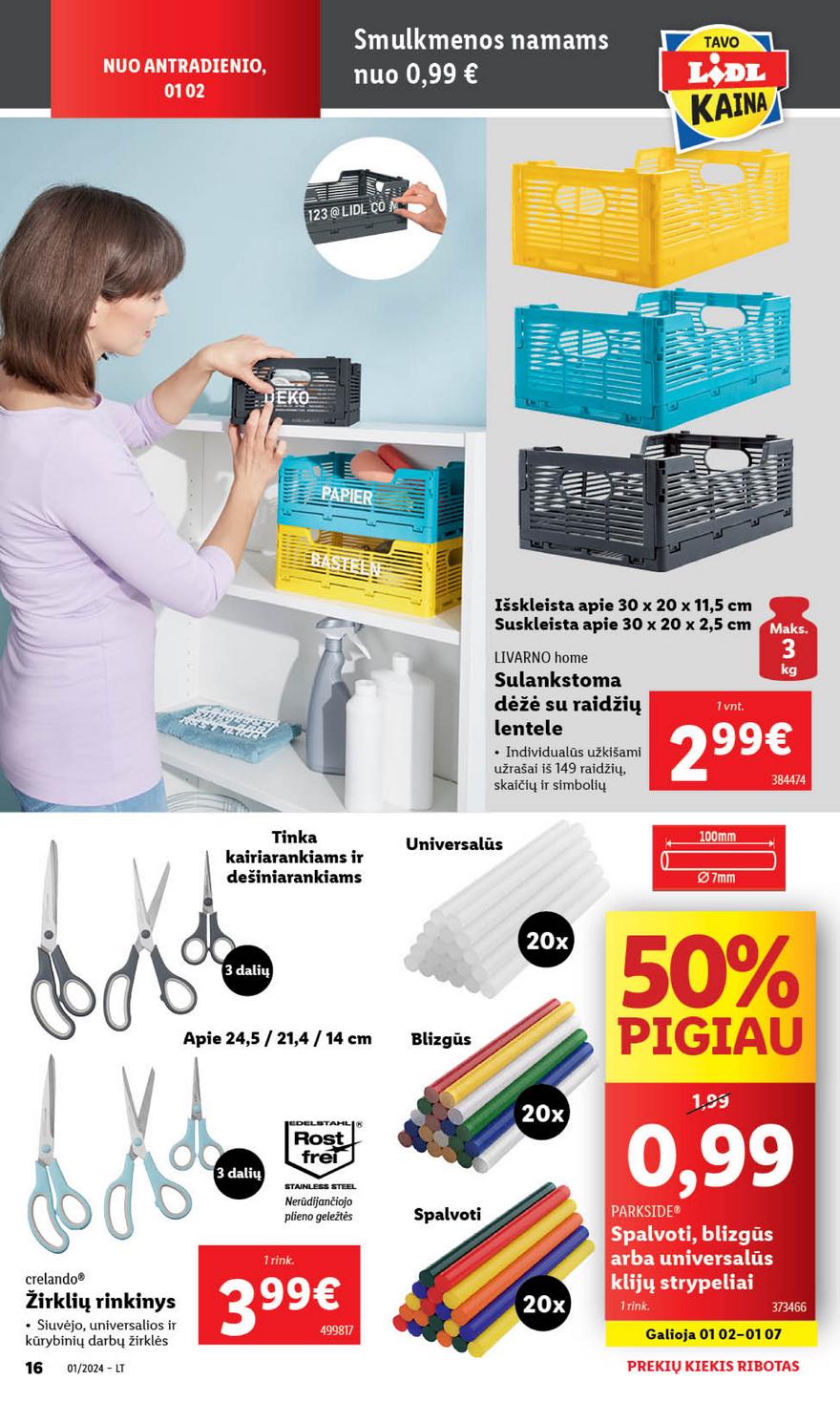 Ldil ne maisto leidinys akcijos nuo 
  2024-01-01 iki 
  2024-01-07 | Leidinukas.lt puslapis 16