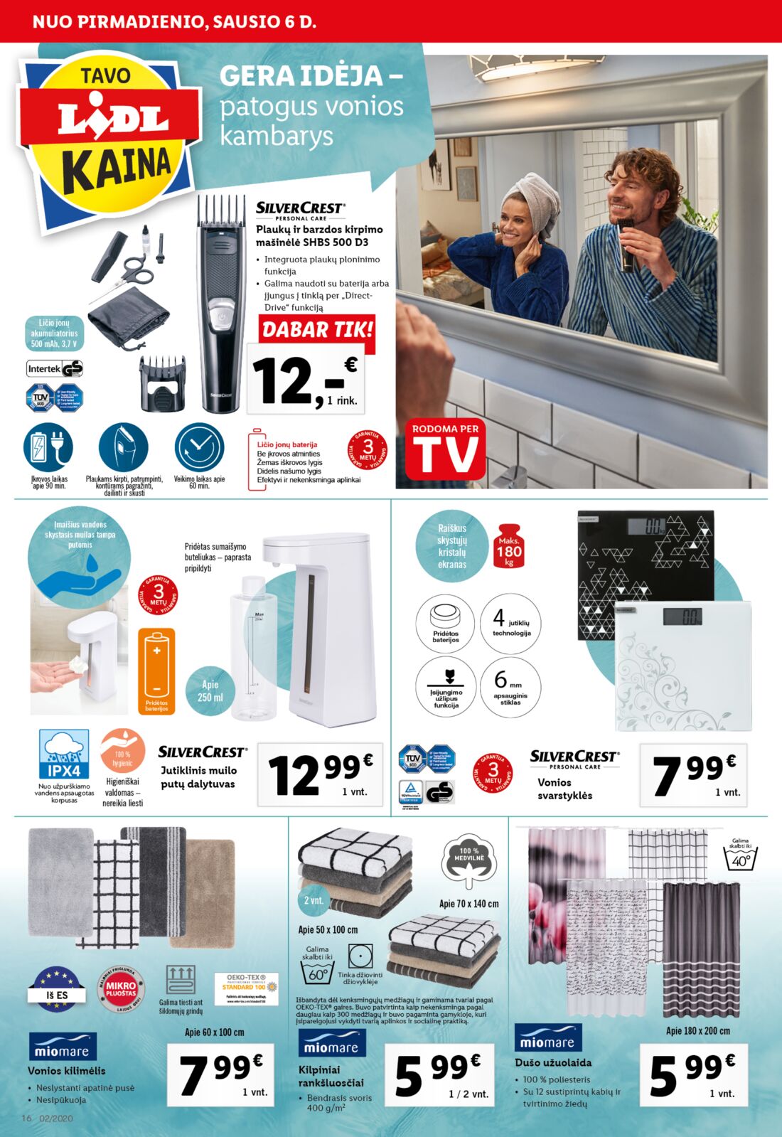 Lidl savaitinis leidinys akcijos nuo 
  2020-01-06 iki 
  2020-01-12 | Leidinukas.lt puslapis 16
