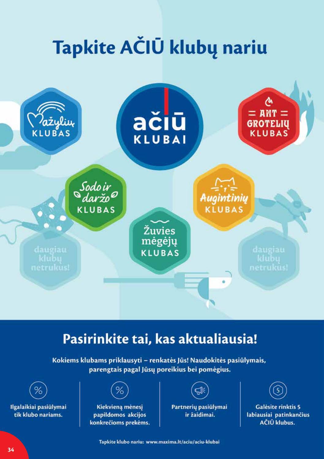 Maxima kaininis leidinys akcijos nuo 
  2021-08-31 iki 
  2021-09-06 | Leidinukas.lt puslapis 34