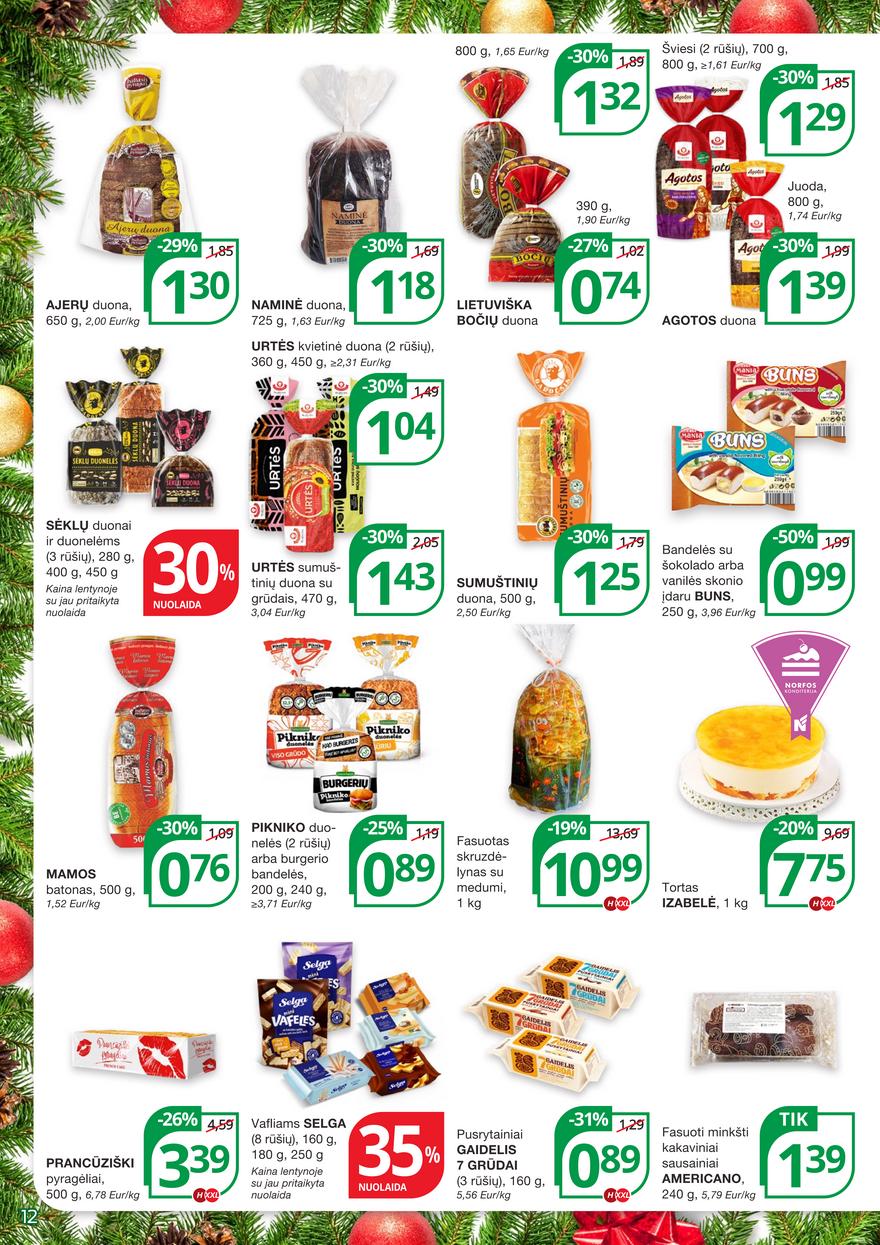 Norfos kaininis leidinys akcijos nuo 
  2022-12-15 iki 
  2023-01-02 | Leidinukas.lt puslapis 12