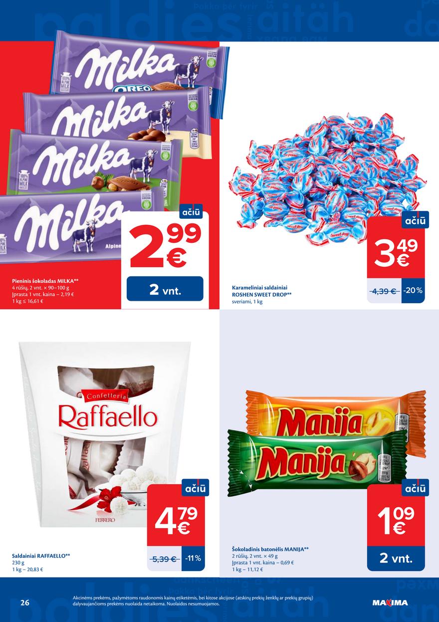 Maxima leidinys akcijos nuo 
  2026-07-21 iki 
  2026-07-27 | Leidinukas.lt puslapis 26
