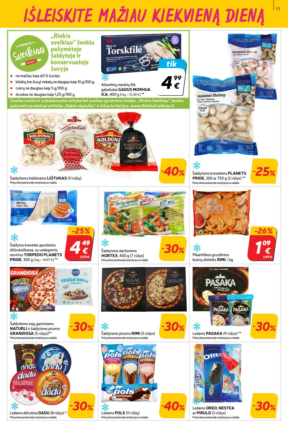 Rimi savaitinis leidinys akcijos nuo 
  2021-03-02 iki 
  2021-03-08 | Leidinukas.lt puslapis 13