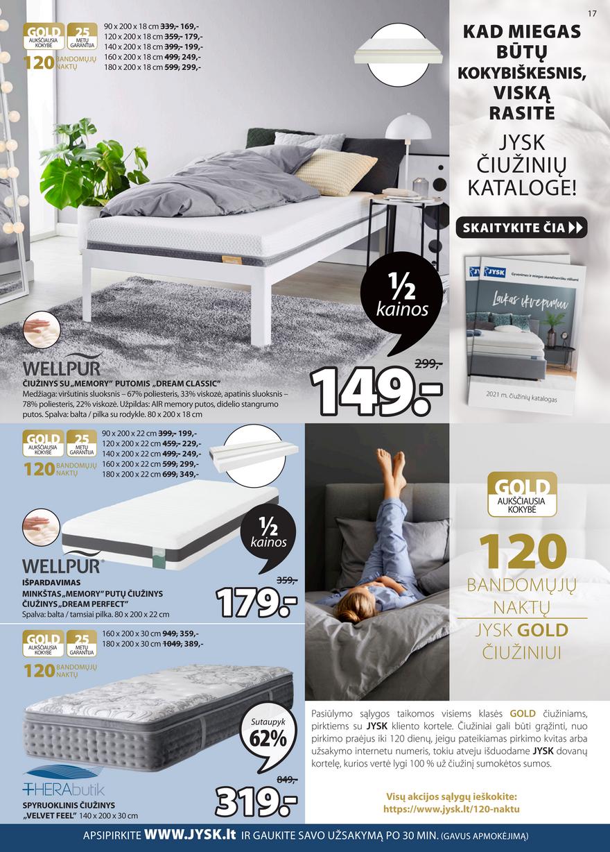 Jysk leidinys akcijos nuo 
  2021-08-17 iki 
  2021-08-30 | Leidinukas.lt puslapis 17